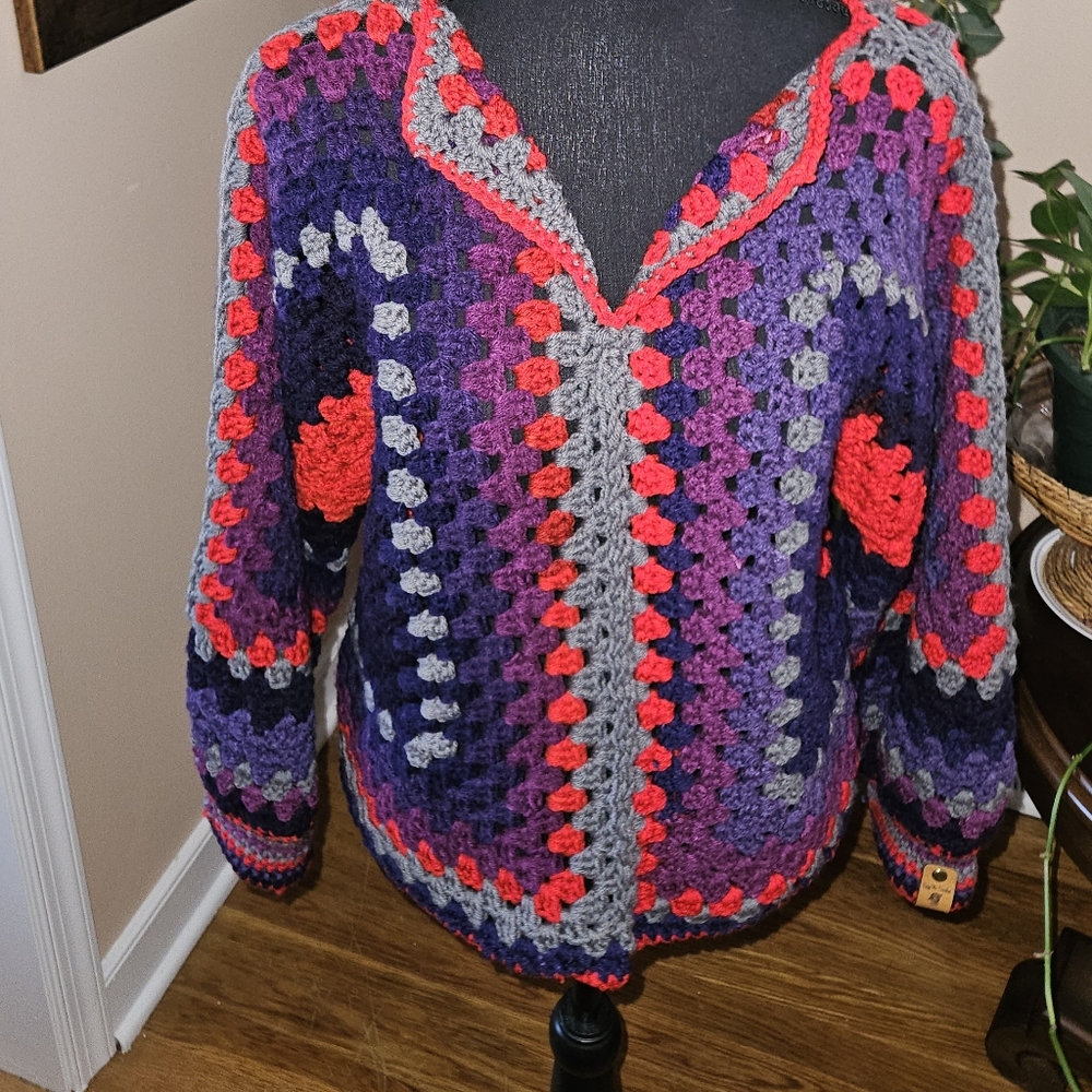 Crochet Pull Over Sweater